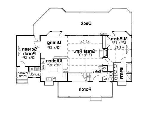 Main Level image of Shelton II House Plan